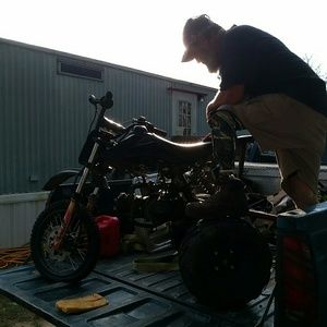 Homemade dirt bike